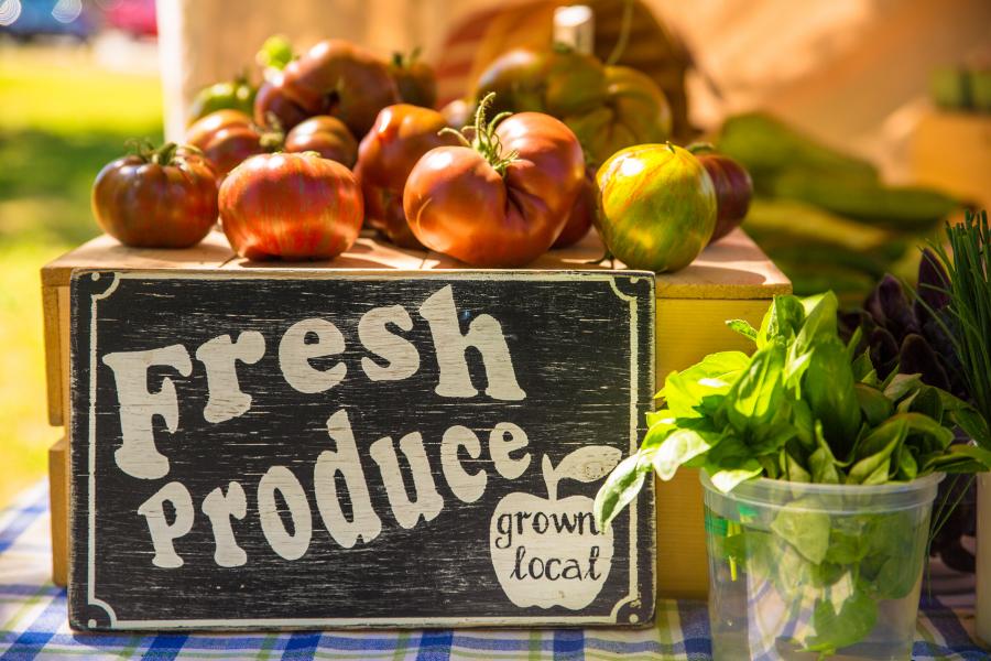 Delicious, fresh produce grown by local farmers at the PlacerGROWN Farmers' Markets (Credit: Erik Bergen/Placer County)