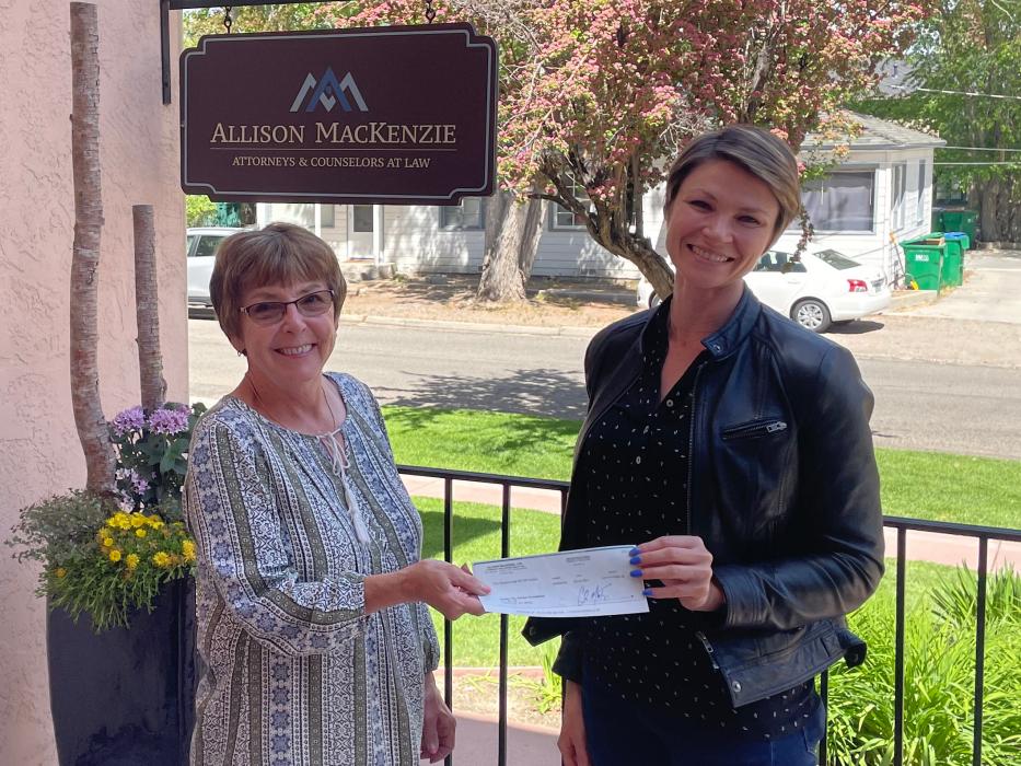 The Allison MacKenzie law firm has made a recent donation to the foundation's Jump Start program. 