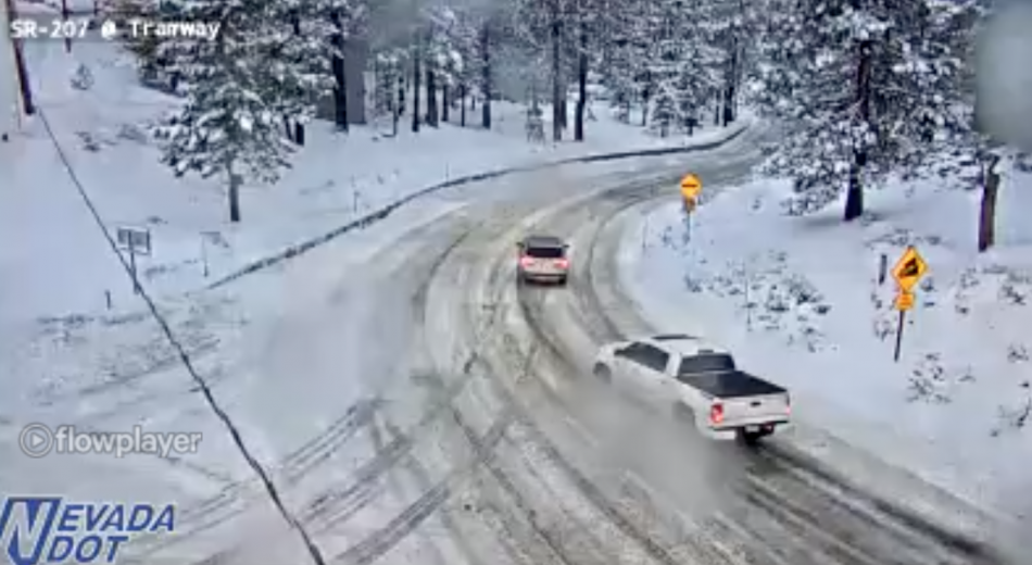 State Route 207 over Kingsbury Grade at Tramway at around 7 a.m.