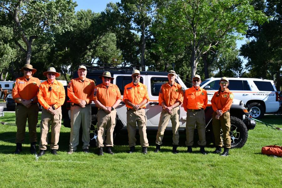 Carson City Search and Rescue at Sheriff's Night Out.
