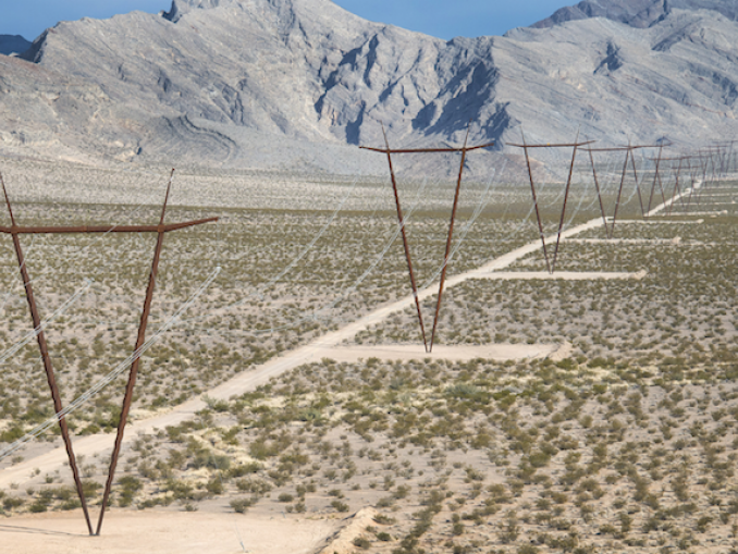 The One Nevada Transmission Line runs between northern and southern Nevada.