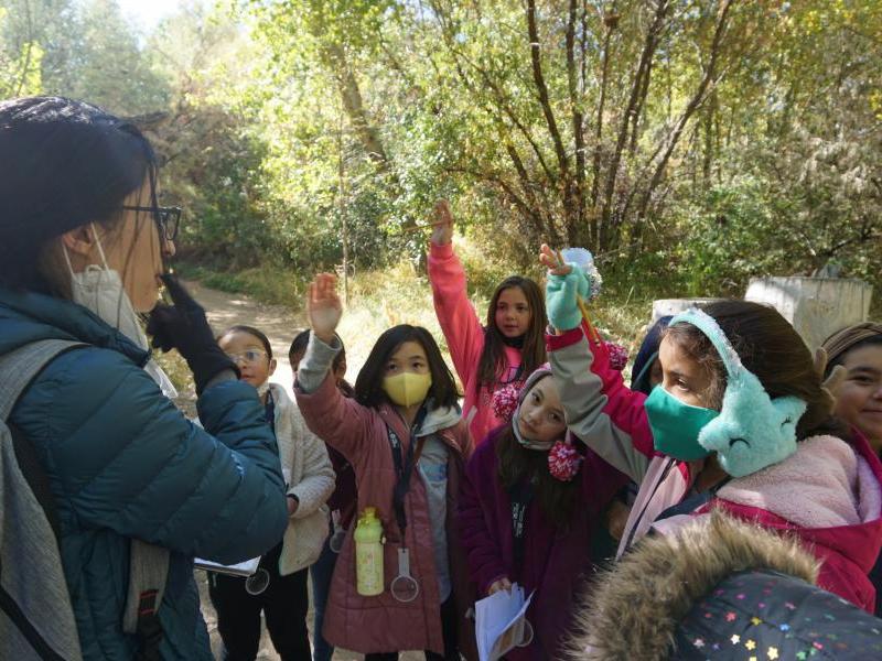 Students participate in Classrooms Unleashed at Oxbow Nature Area