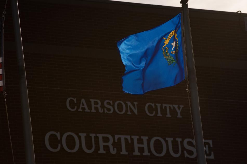 Carson City Courthouse on Nov. 16, 2021. (Photo by David Calvert)