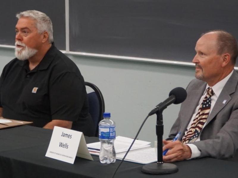 Ward 3 candidates L to R, Curtis Horton and James “Jim” Wells.
