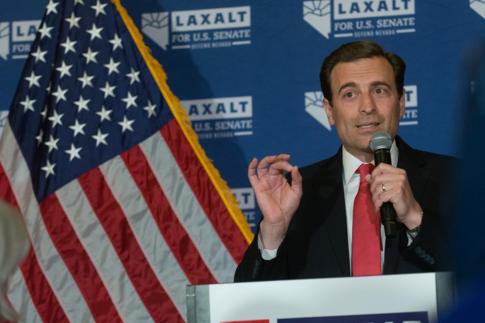 Former Nevada attorney general and Senate candidate Adam Laxalt. (David Calvert, The Nevada Independent)