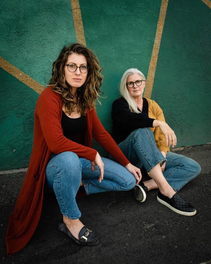 Kate Rhamey (right) and Katy Rhamey (left)
