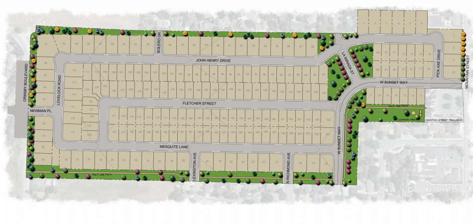 The Andersen Ranch Development proposes 203 new homes