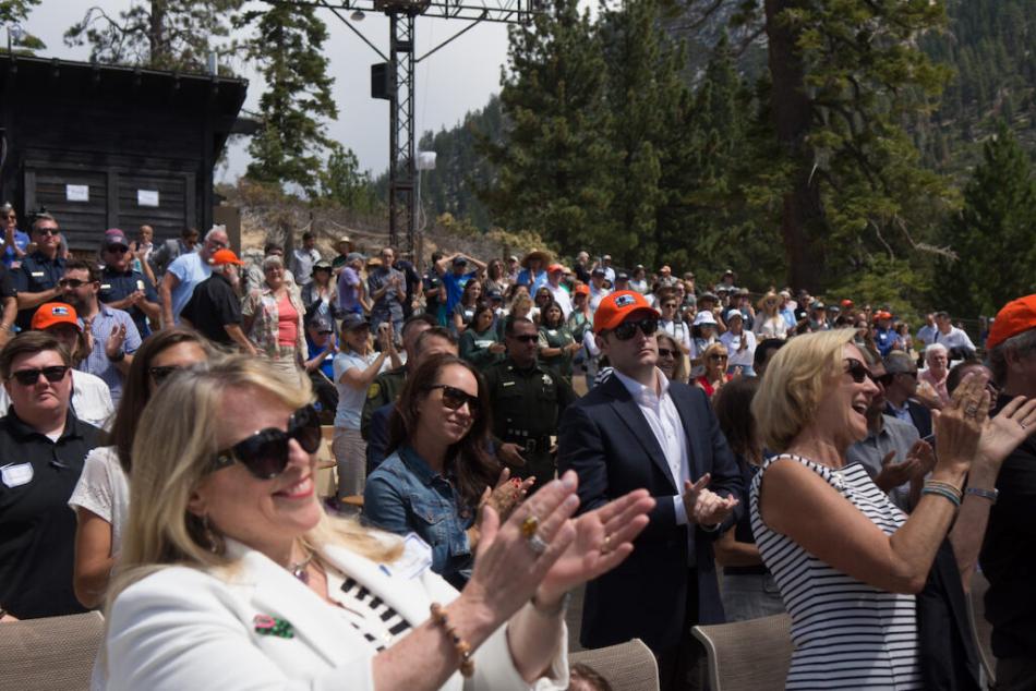 Audience at the 26th Annual Lake Tahoe Summit. Photo by David Calvert. Aug. 16, 2022.