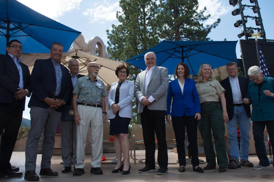 Elected officials at the 26th Annual Lake Tahoe Summit. Photo by David Calvert. Aug. 16, 2022.