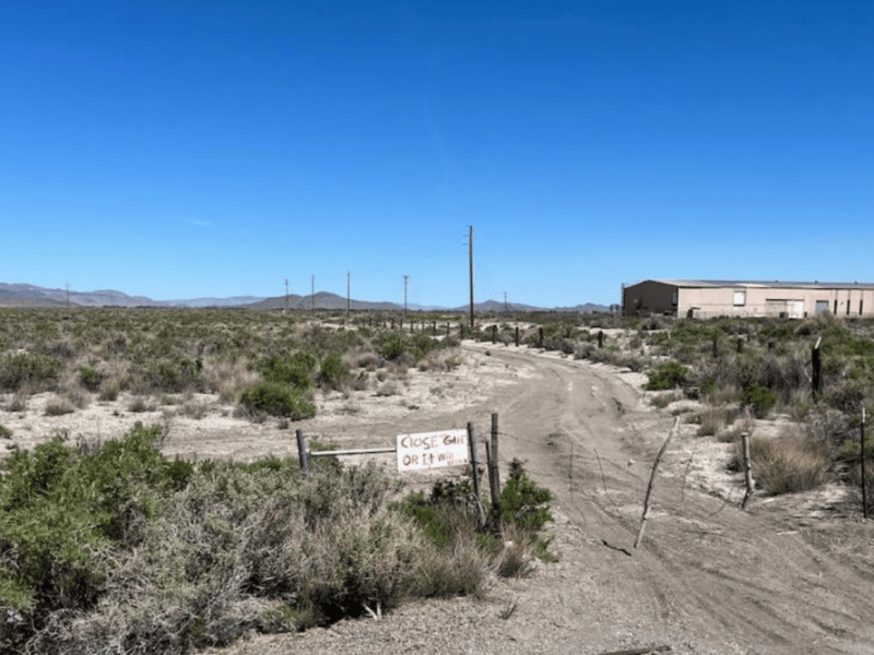 The Geothermal and Solar plant is proposed to be built on Highway 95A