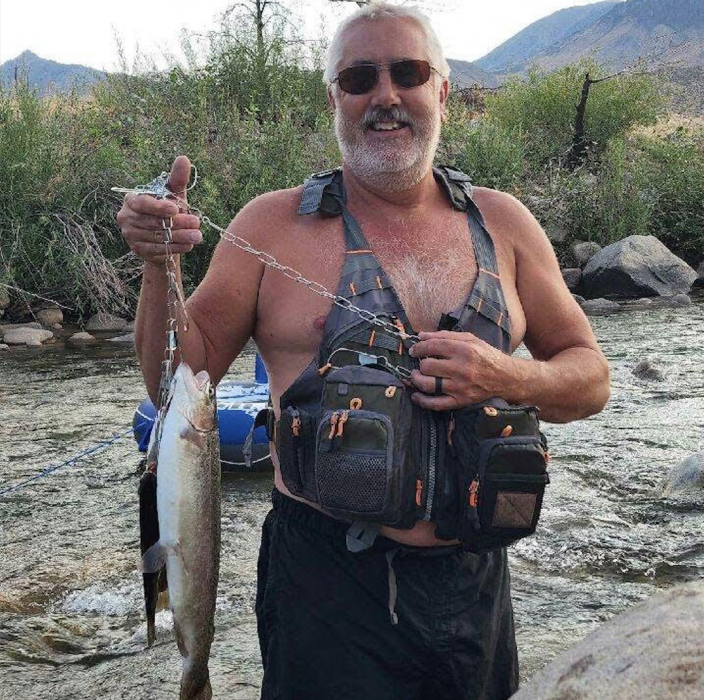 TJ Stewart from Minden caught this 3.5 pound rainbow trout on the West Fork of the Walker River.