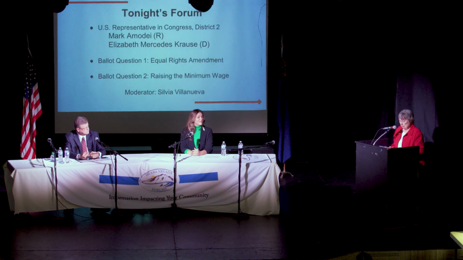 Screenshot from Nevada Appeal livestream.