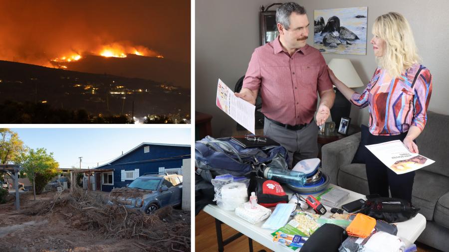 Local residents prepare for wild weather and natural disasters