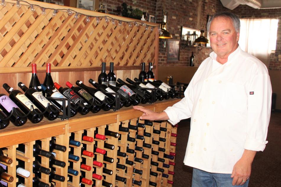 Chef Mark Claypool at Garibaldi’s Italian Ristorante, soon to become Garibaldi’s Italian Steakhouse.
