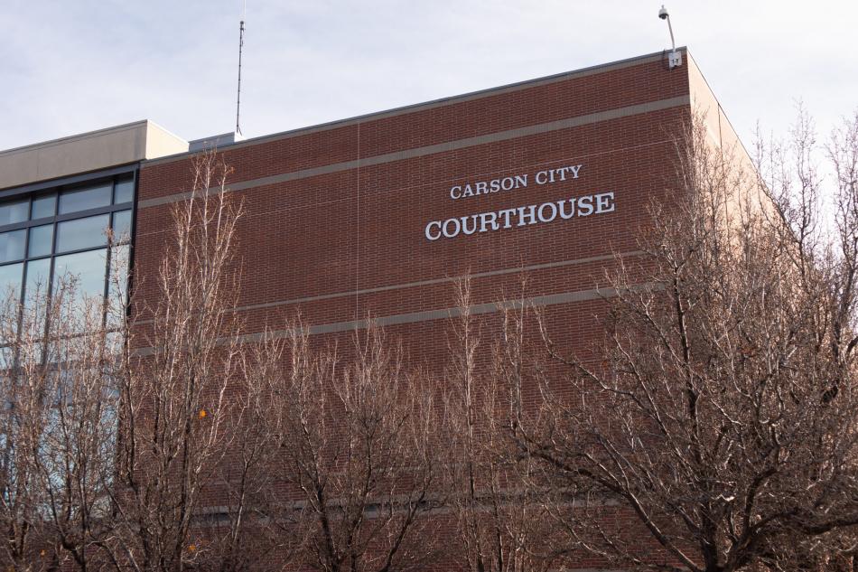 Carson City Courthouse on Nov. 16, 2021. (Photo by David Calvert)