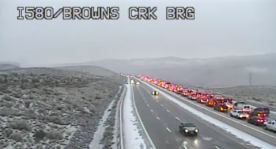 Photo via NDOT camera, 7:30 a.m. Thursday