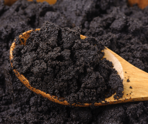 Coffee grounds via University of Connecticut Cooperative Extension. 