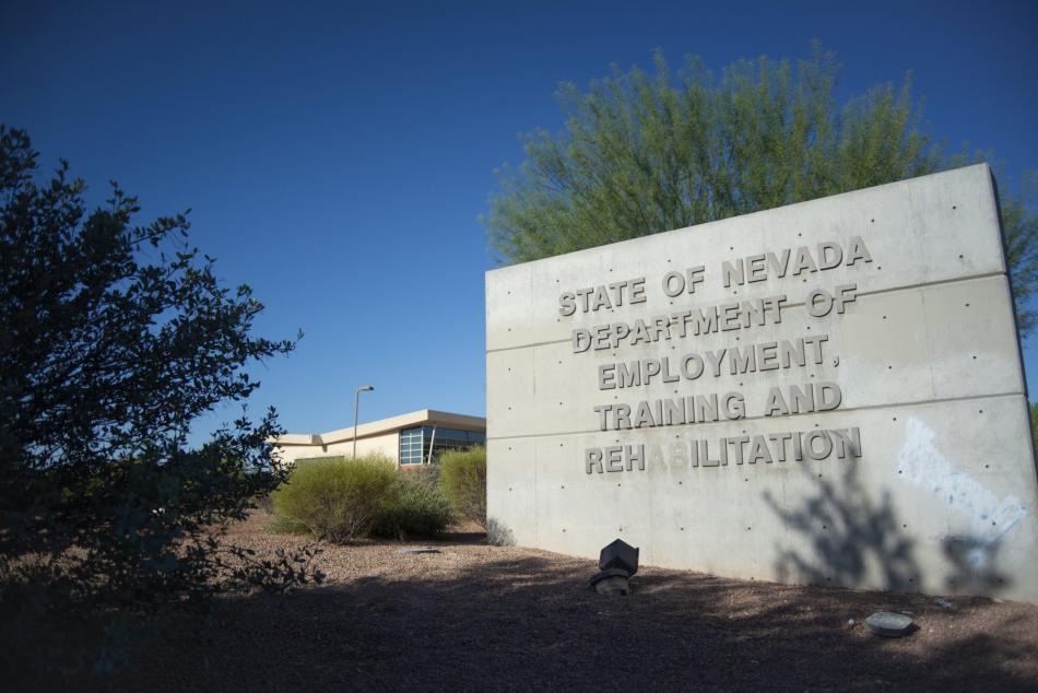 Signage as seen at the Nevada Department of Employment, Training and Rehabilitation. (Daniel Clark/The Nevada Independent)