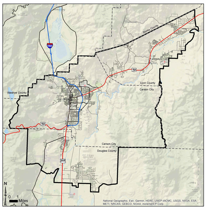 Carson Area MPO Boundaries