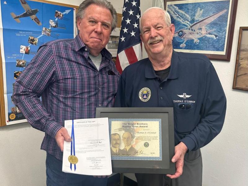 FAA, CAP, Wright brothers, master pilot, award