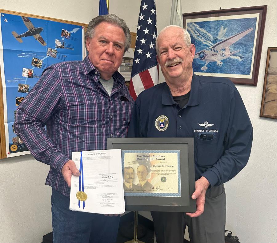 FAA, CAP, Wright brothers, master pilot, award