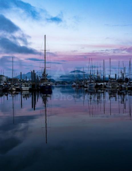 "Thomsen Harbor At Dusk" by Andrew Strom