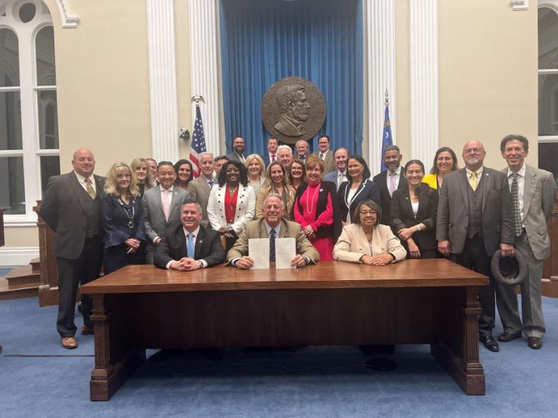 Governor Lombardo Signs Education Budget and School Safety Bills.