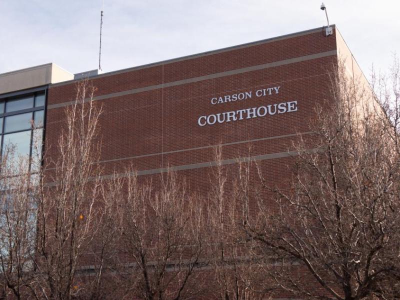 Carson City Courthouse on Nov. 16, 2021. (Photo by David Calvert)
