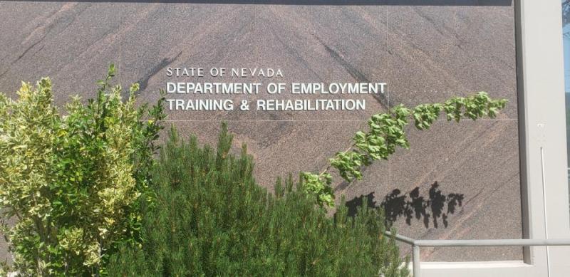 The Department of Employment, Training and Rehabilitation office in Carson City.