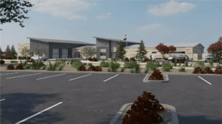 A rendering of the proposed new facility.