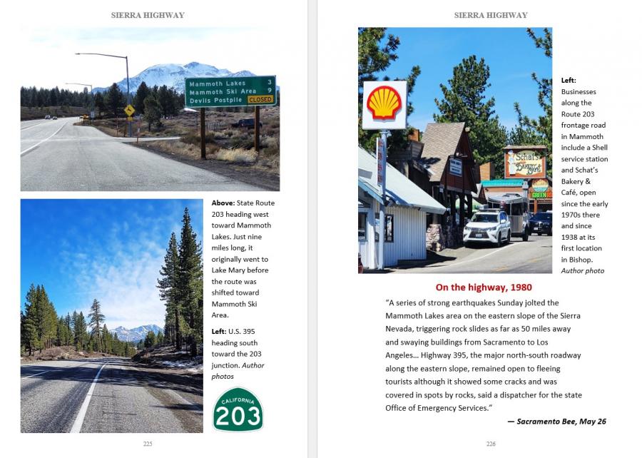 Pages from the Mono County chapter of 