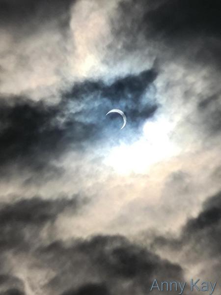 Solar Eclipse photo captured in Northwestern Nevada