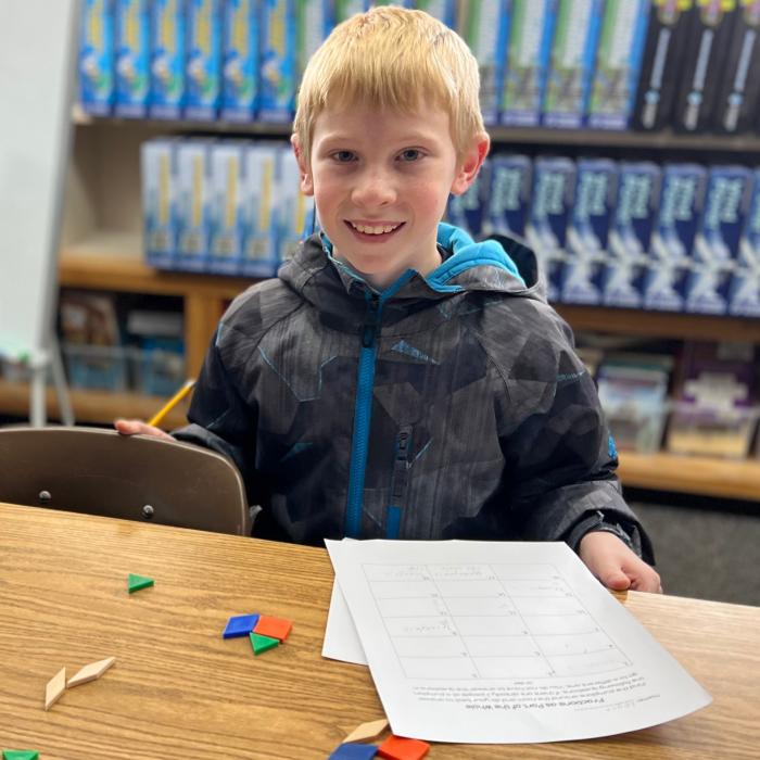 Students foster mathematical thinking.