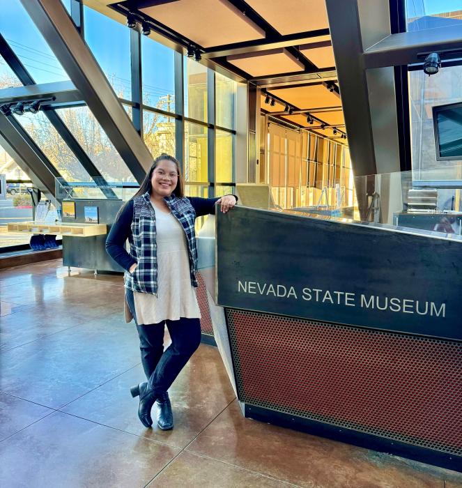 Mahal Moon is Nevada State Museum's new Curator of Education. Photo by Jane Moon.