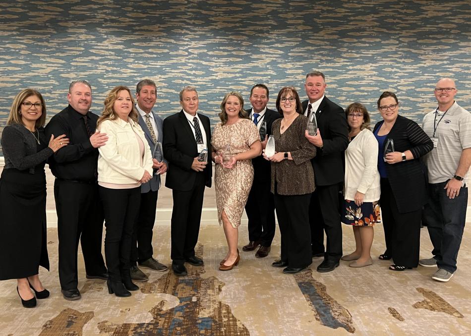 Carson City School District and its governing board of trustees were highly distinguished at the state school board conference.