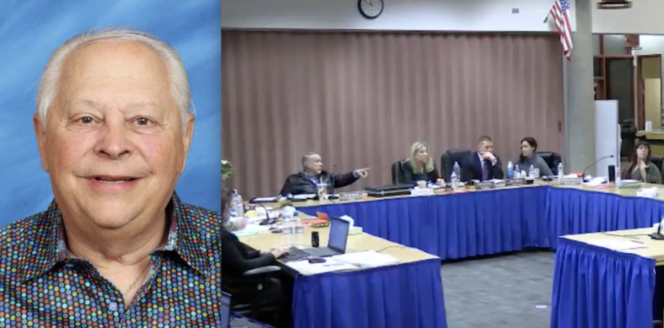 Trustee Tony Magnotta (left) tendered his resignation last week