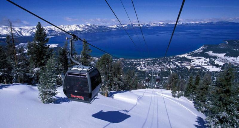 Heavenly Ski Resort gondola. Photo via Visit Lake Tahoe