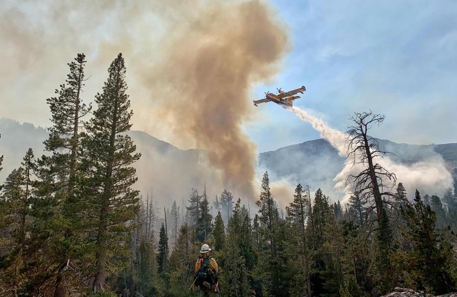 U.S. Forest Service file photo of 2021 Caldor Fire.