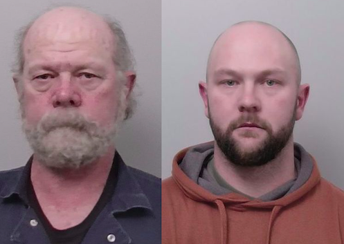 David Scott Smith, 66, and Travis Shane Smith, 32, booking photo from El Dorado County Sheriff's Office.