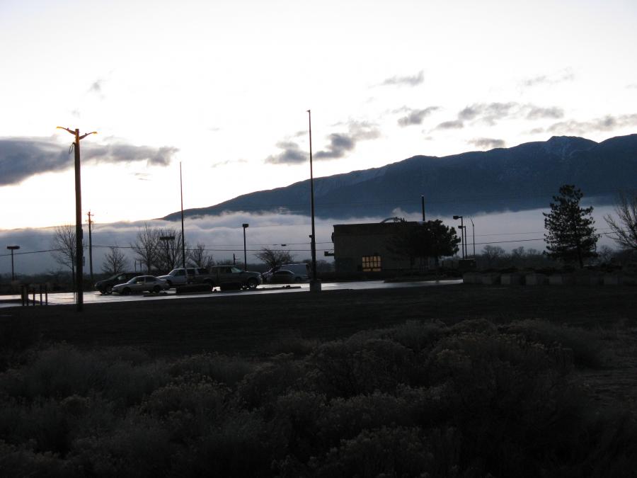looking south