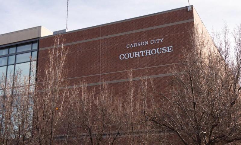 Carson City Courthouse on Nov. 16, 2021. (Photo by David Calvert)