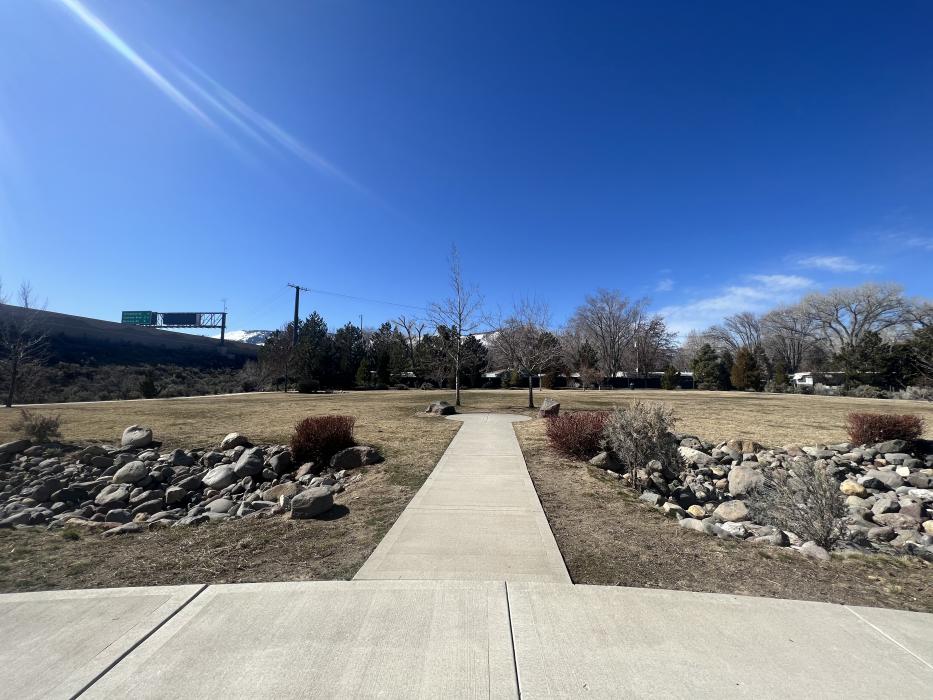 The smaller west side of the park.