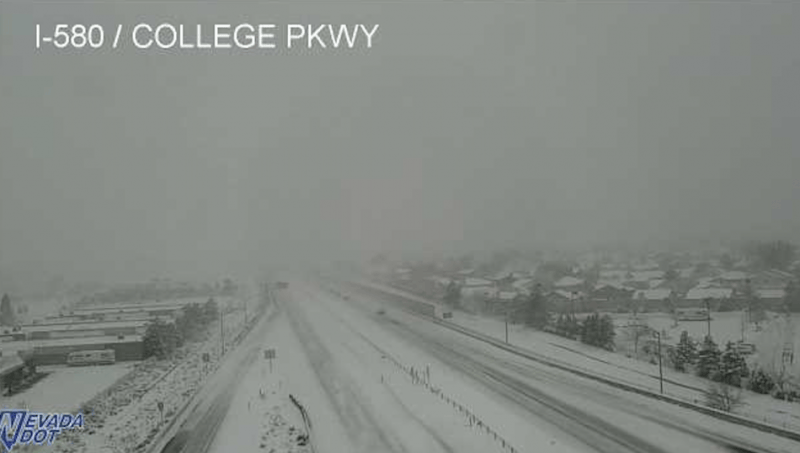 Screenshot taken from NV Roads cameras.