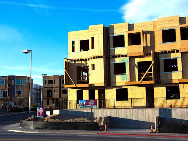 Summit Ridge in West Reno construction in 2020. (David Calvert/The Nevada Independent)