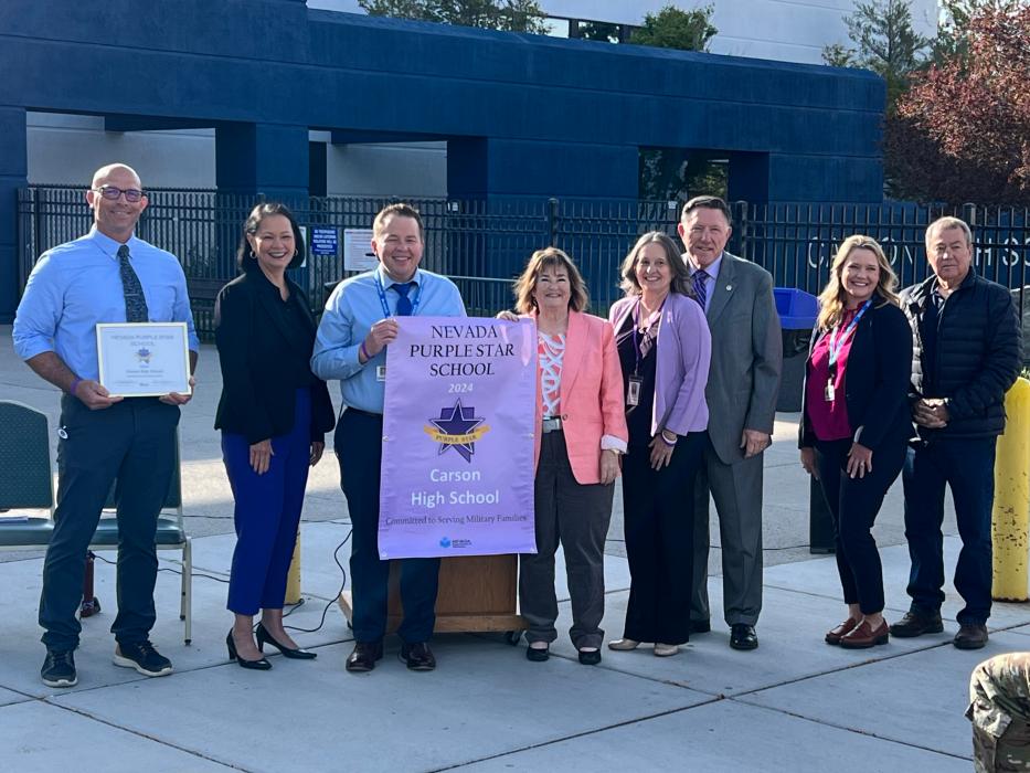 L to R: Dan Carstens, Jhone Ebert, Andrew Feuling, Lori Bagwell, Kellylynn Charles, PK O'Neal, Laurel Crossman & Richard Varner