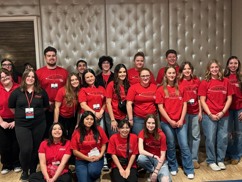 Carson High Students at the Nevada State Nevada Family, Career and Community Leaders of America Conference.
