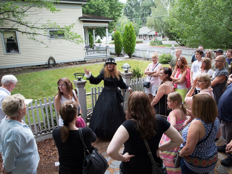 Madame Curry leads Carson City's historically haunted west side highlighting the stories and legends.