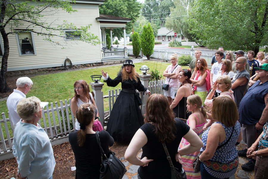 Madame Curry leads Carson City's historically haunted west side highlighting the stories and legends.