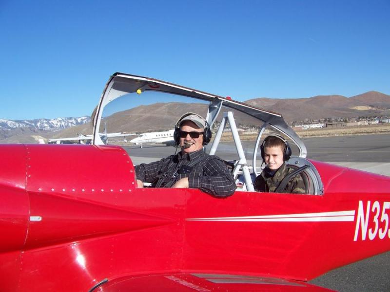 Young Eagles flight in an RV-4 and other airplanes