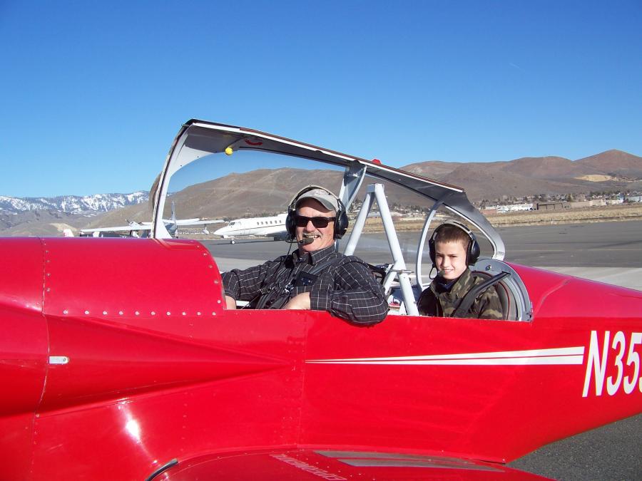 Young Eagles flight in an RV-4 and other airplanes